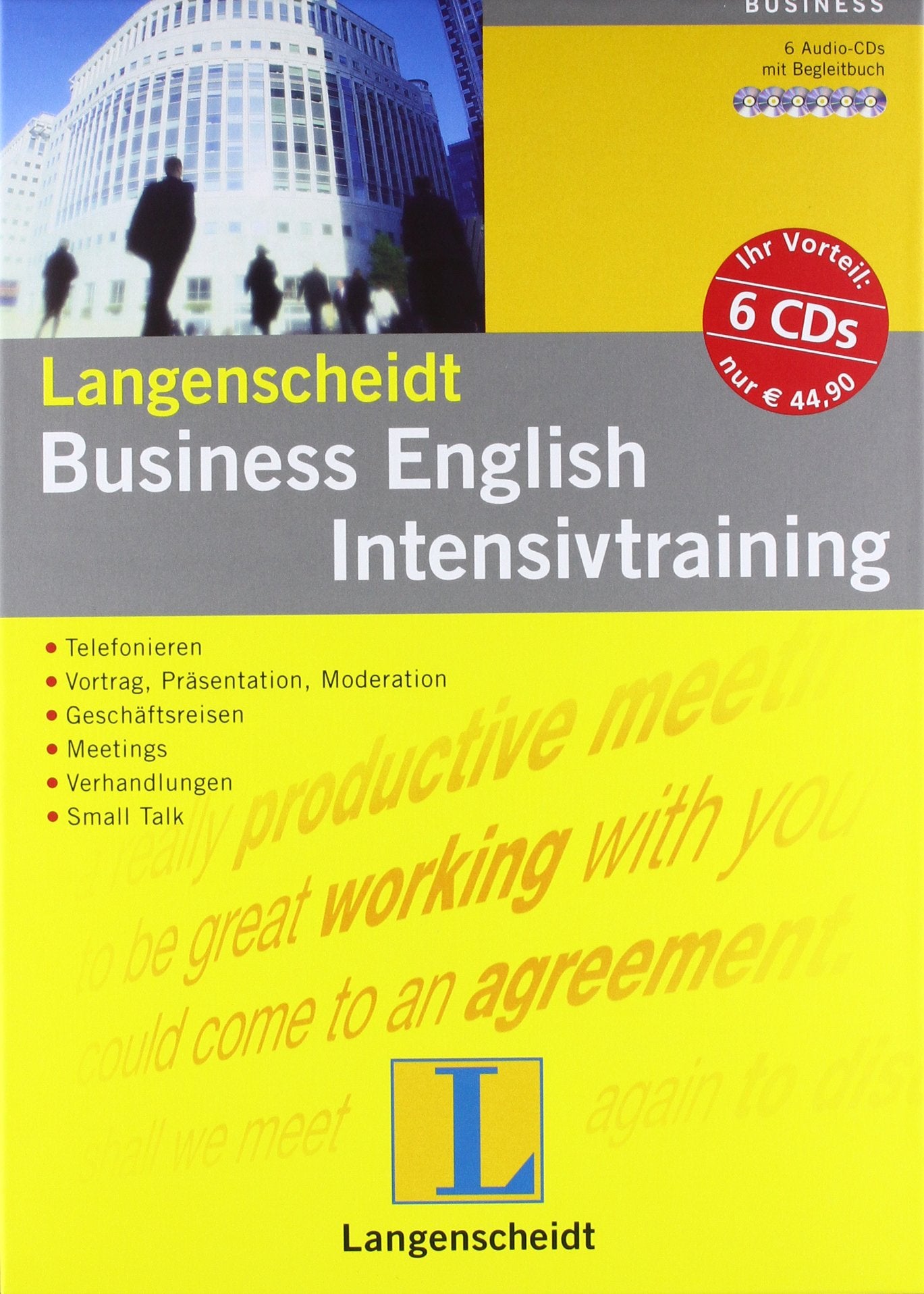 Langenscheidt Business English Intensivtraining - Set mit 6 Audio-CDs und Begleitbuch Foreign Languages ​​& Dictionaries