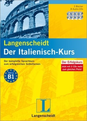Langenscheidt Der Italienisch-Kurs - Set mit 3 Büchern und 8 Audio-CDs Learning & Reference