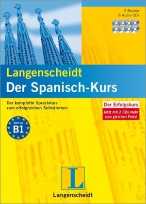 Langenscheidt Der Spanisch-Kurs - Set mit 3 Büchern und 8 Audio-CDs Learning & Reference