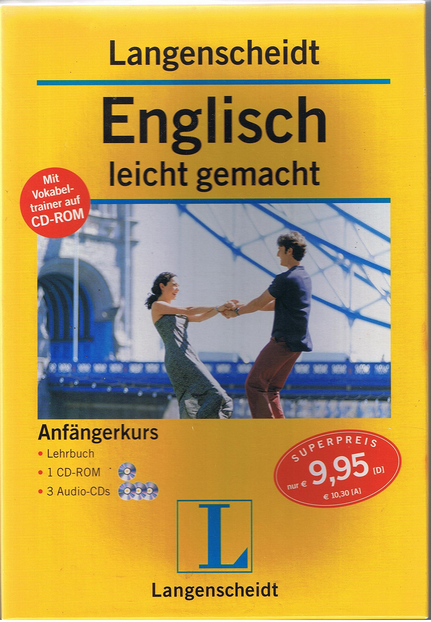Langenscheidt Englisch leicht gemacht - Set: Buch, 3 Audio-CDs und 1 CD-ROM: Anfängerkurs Learning & Reference