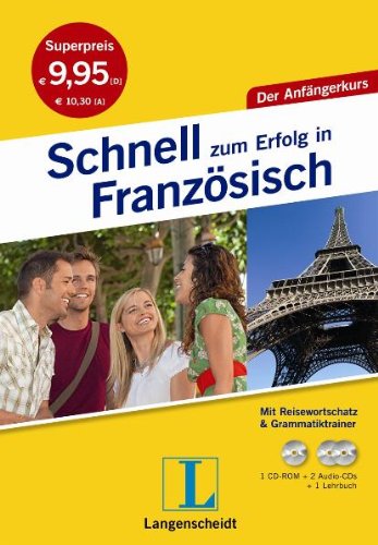 Langenscheidt Schnell zum Erfolg in Französisch - Buch, 2 Audio-CDs, CD-ROM Learning & Reference
