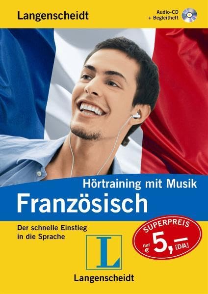Langenscheidt Hörtraining mit Musik Französisch - Audio-CD mit Begleitheft: Der schnelle Einstieg in die Sprache Learning & Reference