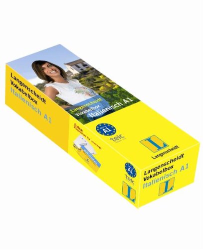 Langenscheidt Vokabelbox Italienisch A1 - Box mit 800 Karten: Der Zertifikatswortschatz für Niveau A1 Foreign Languages ​​& Dictionaries