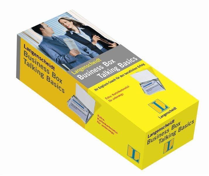 Business Box - Talking Basics - Box mit 300 Karteikarten + Kartenetui: Ihr Englisch-Coach für den beruflichen Erfolg Foreign Languages ​​& Dictionaries