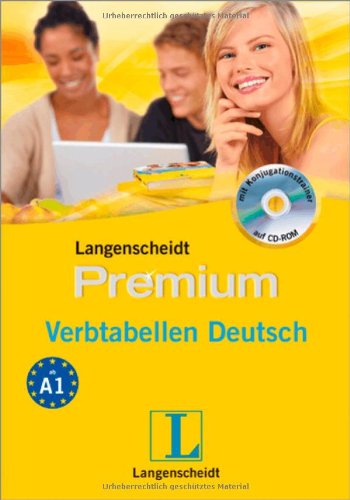 Langenscheidt Premium-Verbtabellen Deutsch - Buch mit CD-ROM: Ab Niveau A1. Mit Konjugationstrainer auf CD-ROM (Material complementario) General education