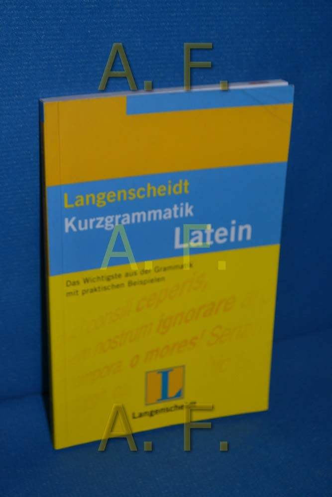 Product Image: Langenscheidts Kurzgrammatik, Latein