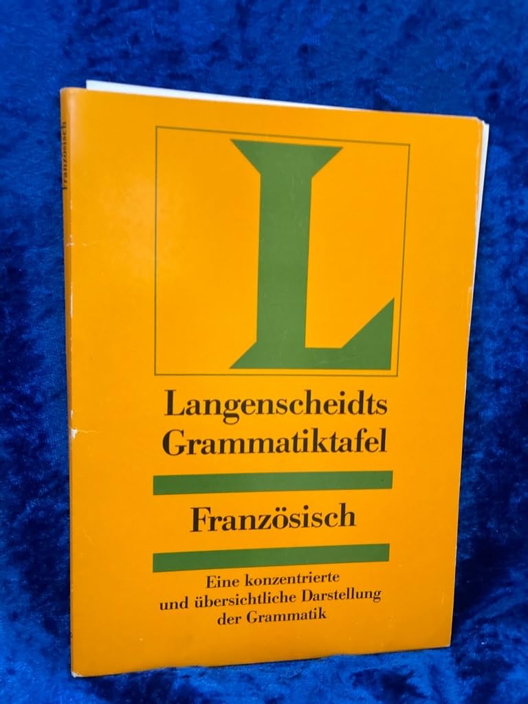 Langenscheidts Grammatiktafel Französisch Books