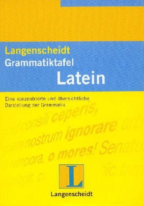 Langenscheidts Grammatiktafel Latein Books