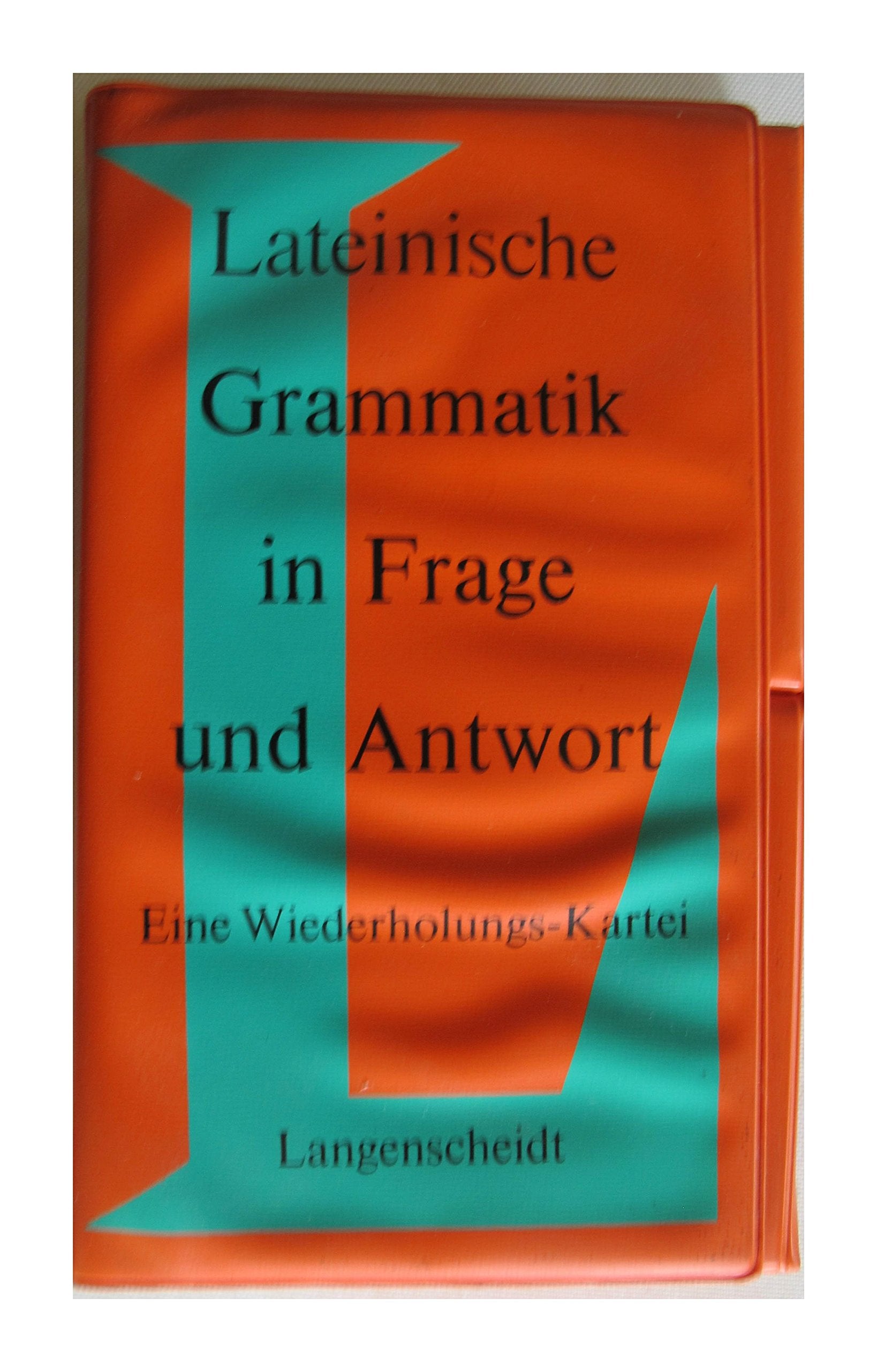 Lateinische Grammatik Books