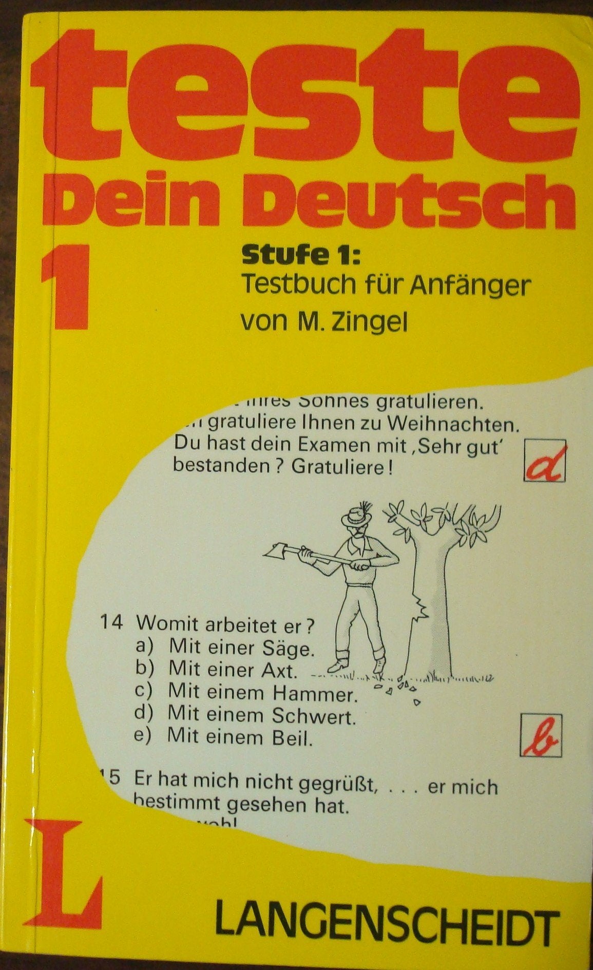 Teste Dein Deutsch!, 2 Bde., Stufe.1, Ein Testbuch für Anfänger Foreign Languages ​​& Dictionaries