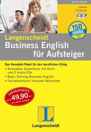 Langenscheidt Business English für Aufsteiger - Set mit 3 Büchern und 2 Audio-CDs: Das Komplett-Paket für den beruflichen Erfolg: Das Komplett-Paket ... Wirtschaft. Basic training Business English Foreign Languages ​​& Dictionaries