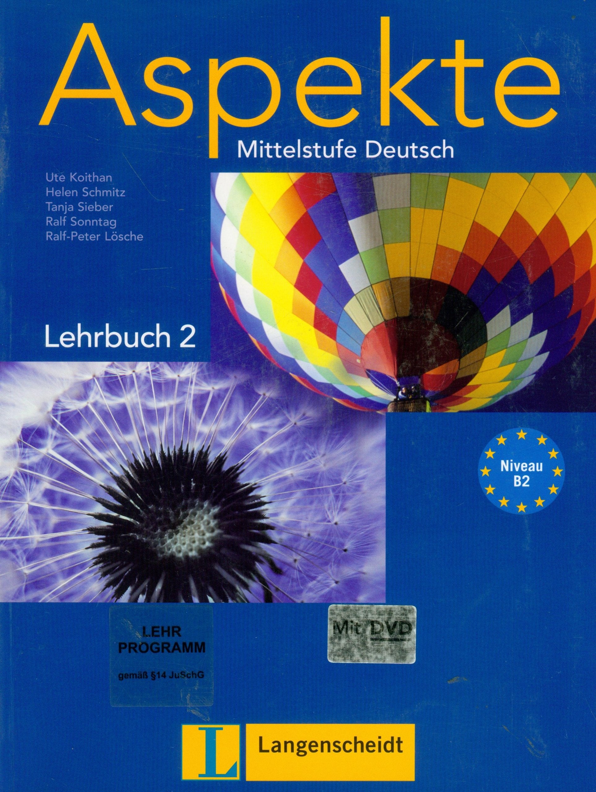 Aspekte 2 (B2) - Lehrbuch mit DVD: Mittelstufe Deutsch: Lehrbuch 2 mit DVD Foreign Languages ​​& Dictionaries