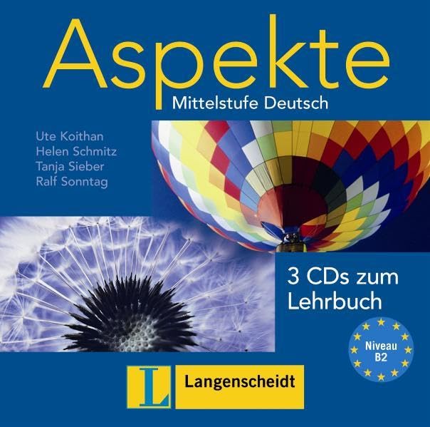 Aspekte 2 (B2) - 3 Audio-CDs zum Lehrbuch 2: Mittelstufe Deutsch: Cds Zum Lehrbuch 2 (3) Foreign Languages ​​& Dictionaries