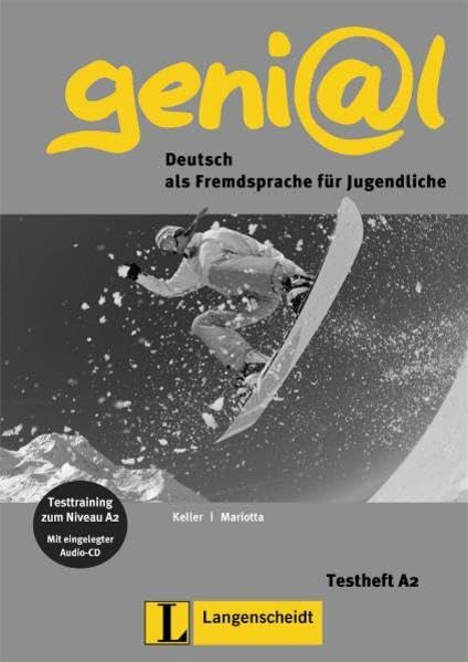geni@l A2 - Testheft A2 mit Audio-CD: Deutsch als Fremdsprache für Jugendliche: Testheft A2 & CD Foreign Languages ​​& Dictionaries