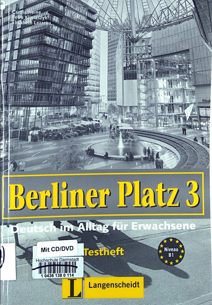 Berliner Platz, Band 3 - Testheft 3 mit Audio-CD: Deutsch im Alltag für Erwachsene (Texto) Foreign Languages ​​& Dictionaries