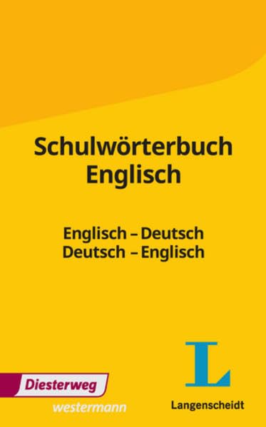 Langenscheidt Schulwörterbuch Englisch: Englisch-Deutsch/Deutsch-Englisch Foreign Languages ​​& Dictionaries