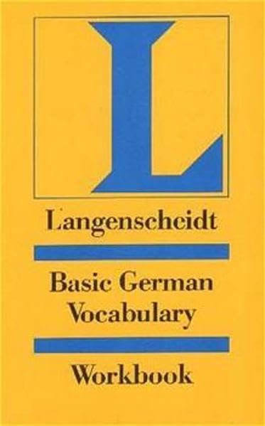 Langenscheidts Grundwortschatz Deutsch. Nach Sachgebieten geordnete Lernwörterbücher, begleitet von Übungsbüchern: Langenscheidts Basic German Vocabulary, Workbook Foreign Languages ​​& Dictionaries