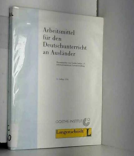 Arbeitsmittel für den Deutschunterricht an Ausländer Foreign Languages ​​& Dictionaries