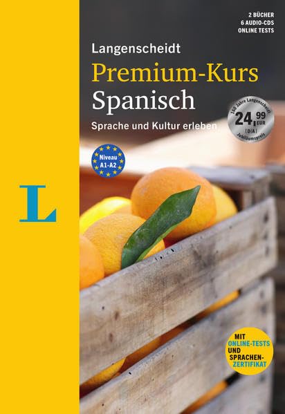 Langenscheidt Premium-Kurs Spanisch - Sprachkurs mit 2 Büchern, 6 Audio-CDs, MP3-Download, Online-Tests und Zertifikat: Der Sprachkurs, um Sprache und ... Sprache und Kultur erleben. Niveau A1/A2 General education