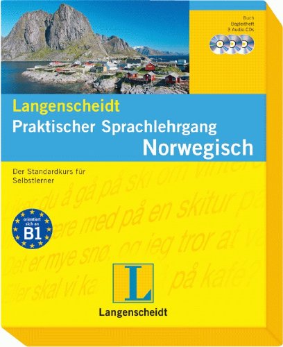 Langenscheidt Praktischer Sprachlehrgang Norwegisch - Buch und 3 Audio-CDs + Begleitheft: Der Standardkurs für Selbstlerner Learning & Reference