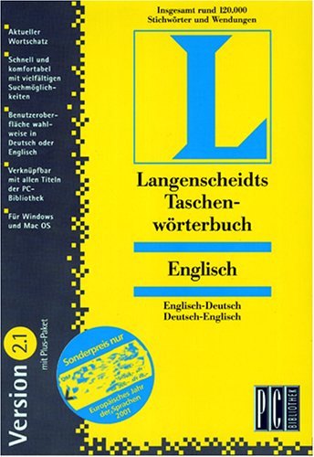 Langenscheidts Taschenwörterbuch Englisch 2.1 mit Plus- Paket. CD- ROM für Windows 3.1/95/98/ NT und MacOS ab 7.5 Music