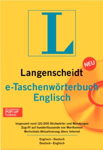 Englisch: Englisch-Deutsch /Deutsch-Englisch: Langenscheidt E-Taschenworterbuch Englisch General education