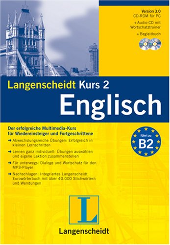 Langenscheidt Kurs 2 Englisch 3.0: Der erfolgreiche Multimedia-Kurs für Wiedereinsteiger und Fortgeschrittene Books