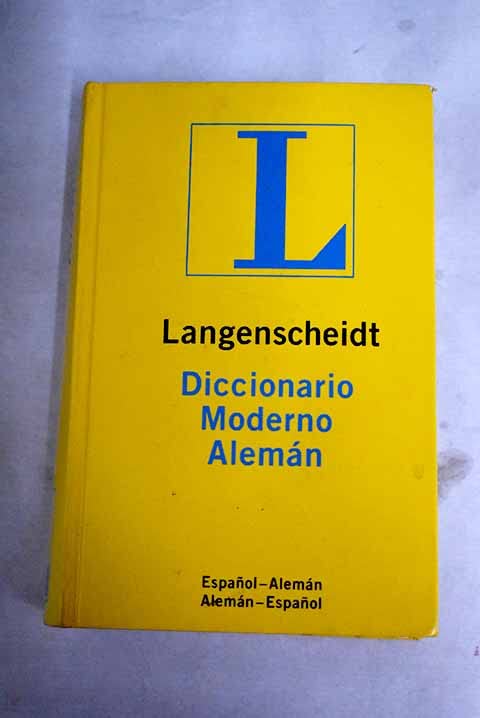 Langenscheidt diccionario moderno alemán: español-alemán, alemán-español Books