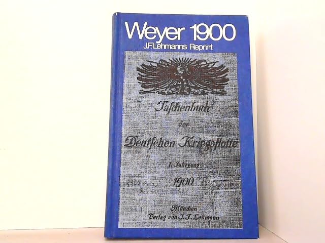 Weyer 1900; J.F.Lehmanns Reprint Books