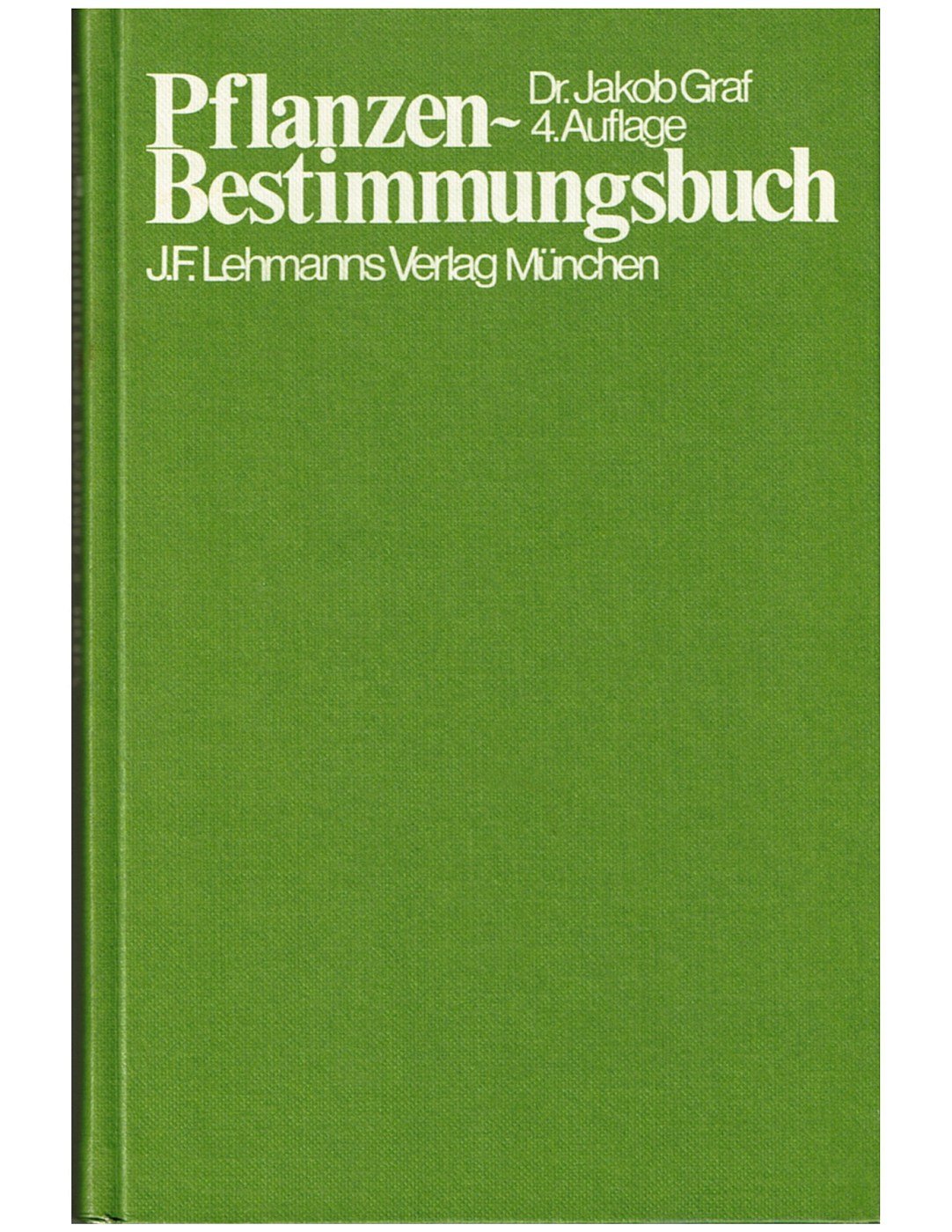 Pflanzenbestimmungsbuch Books