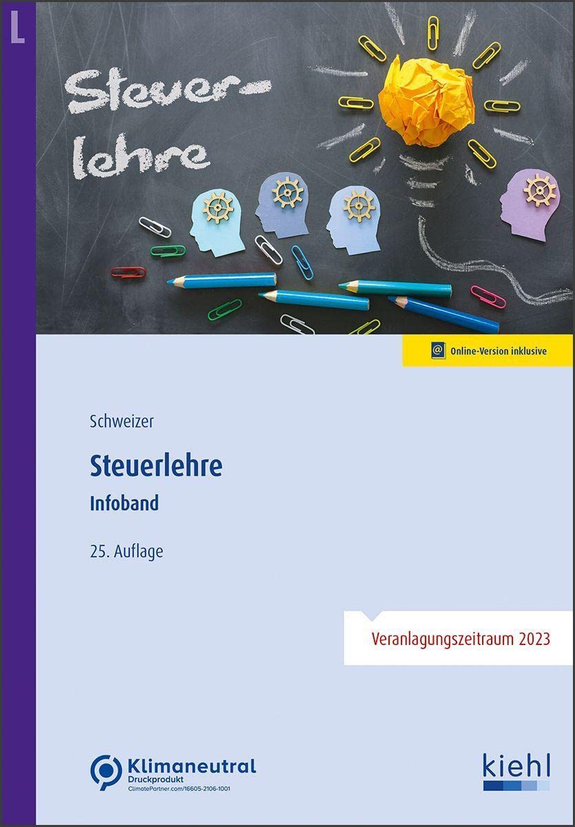 Steuerlehre Infoband Law