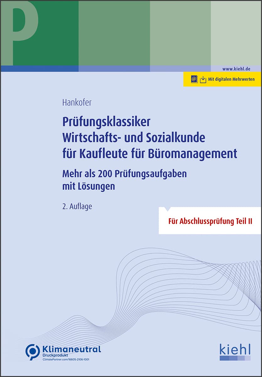 Prüfungsklassiker Wirtschafts- und Sozialkunde für Kaufleute für Büromanagement Study Guides