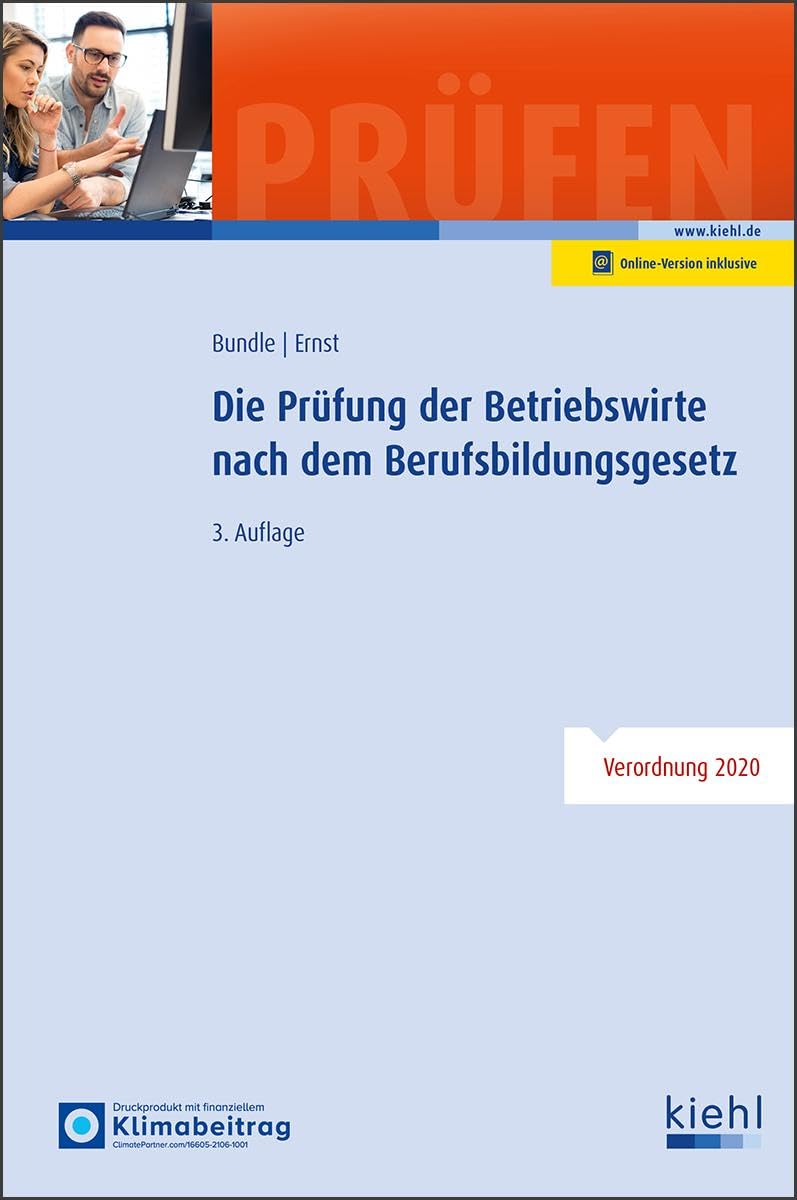Die Prüfung der Betriebswirte nach dem Berufsbildungsgesetz Business, Finance & Career