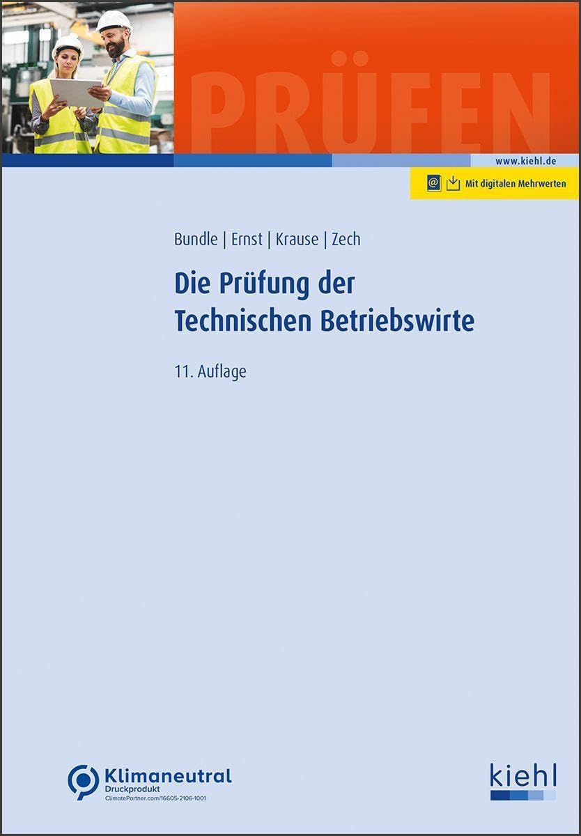 Die Prüfung der Technischen Betriebswirte Books