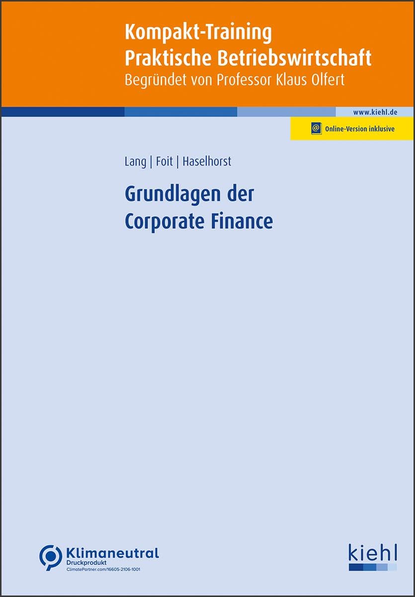 Grundlagen der Corporate Finance Law