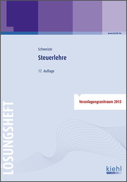 Steuerlehre - Lösungsheft Law