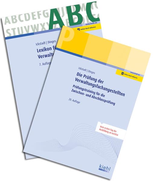 Bücherpaket Verwaltungsfachangestellte: mit Prüfung der Verwaltungsfachangestellten und Lexikon für Verwaltungsfachangestellte. Law