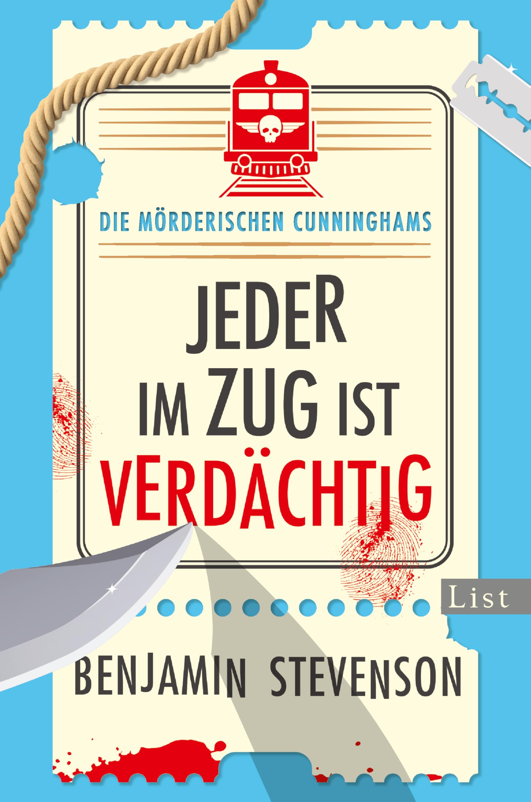 Die mörderischen Cunninghams. Jeder im Zug ist verdächtig Contemporary literature