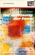 Die Auflösung der Form. Tendenzen der modernen Kunst und Literatur. Books