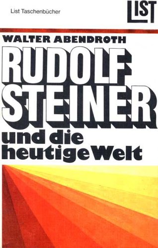 Product Image: Rudolf Steiner und die heutige Welt