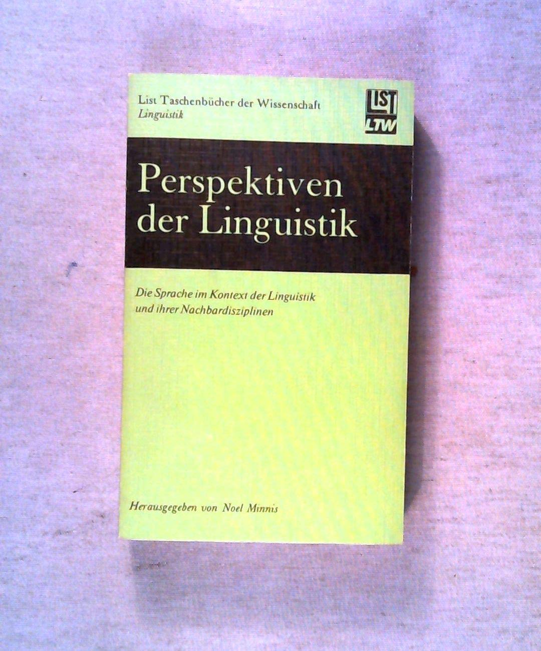 Perspektiven der Linguistik Professional & Reference Books