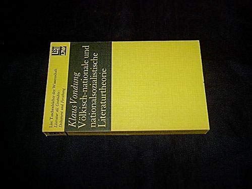 Völkisch-nationale und nationalsozialistische Literaturtheorie. Books