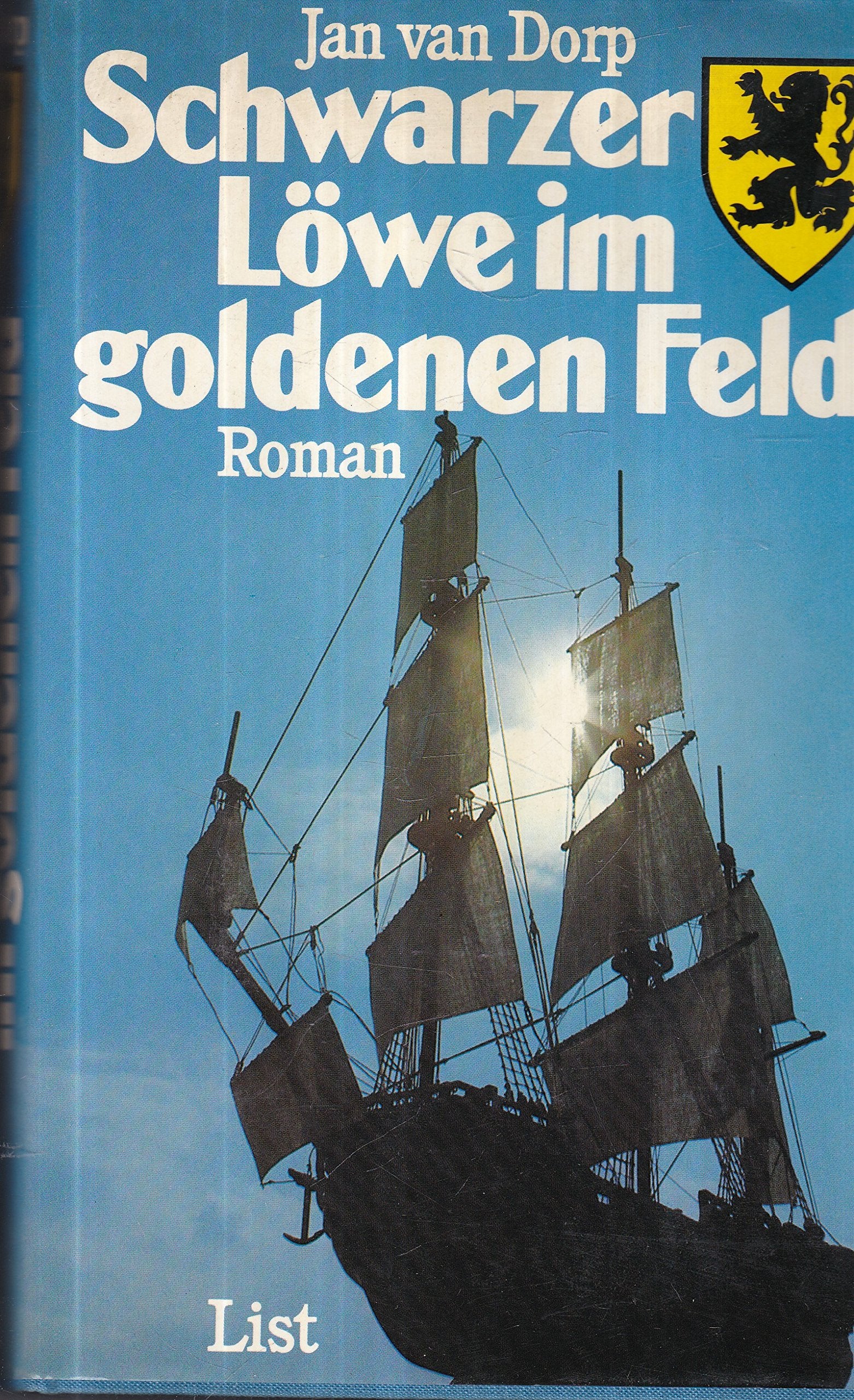 Schwarzer Löwe im goldenen Feld Books