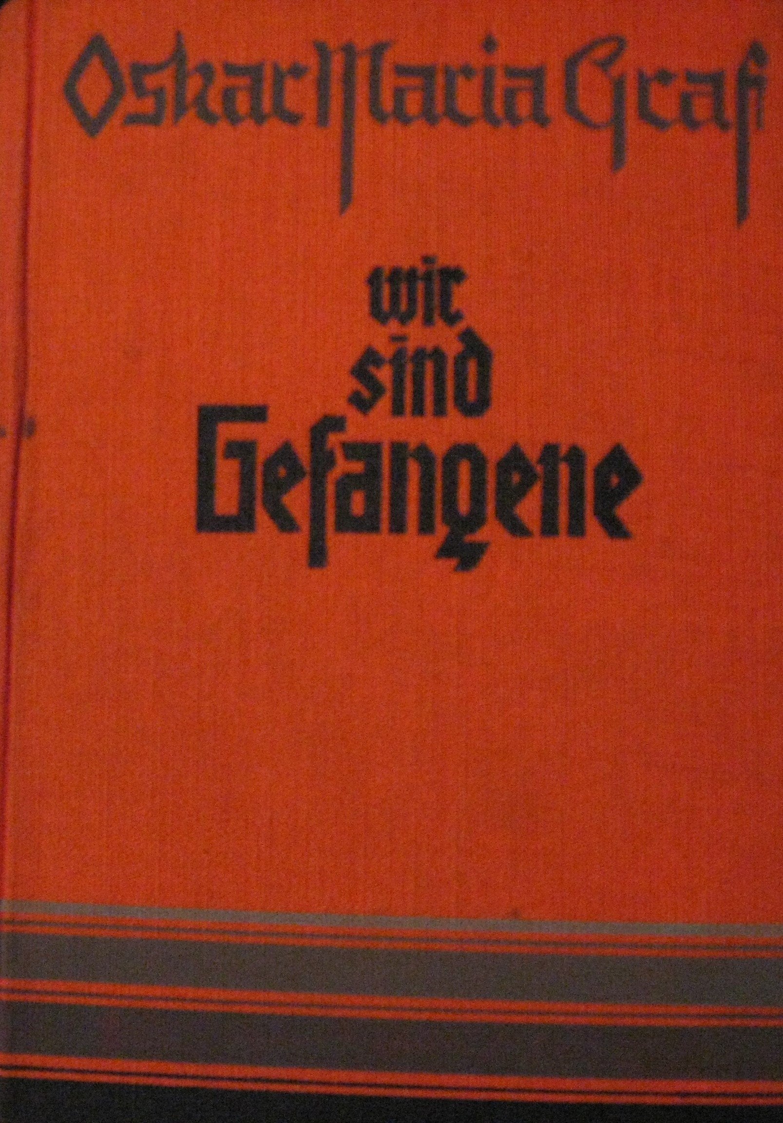 Werkausgabe I. Wir sind Gefangene Contemporary literature