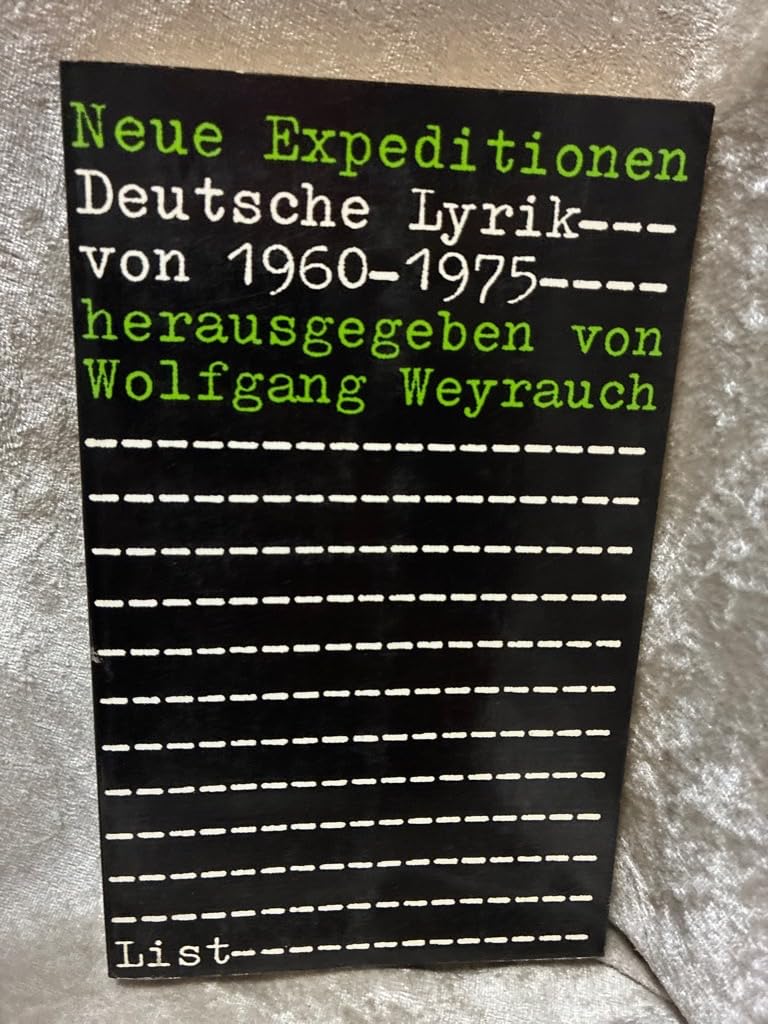 Neue Expeditionen. Deutsche Lyrik von 1960-1975 Books