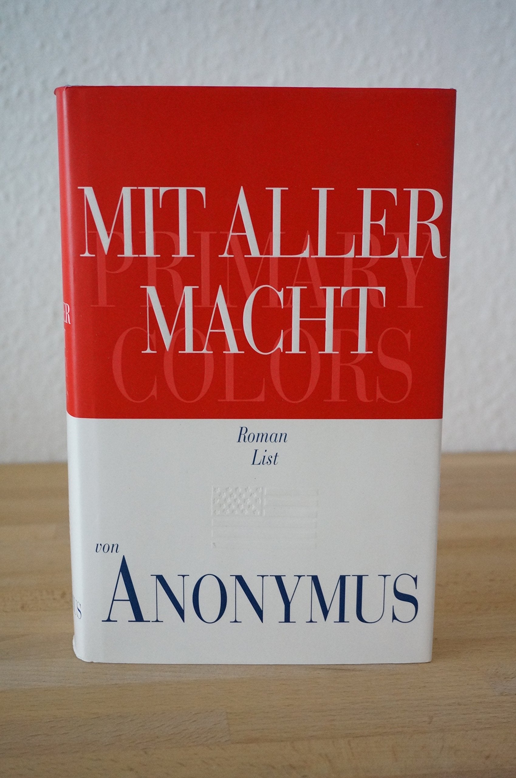 Mit aller Macht - Primary Colors. Polit-Thriller Books