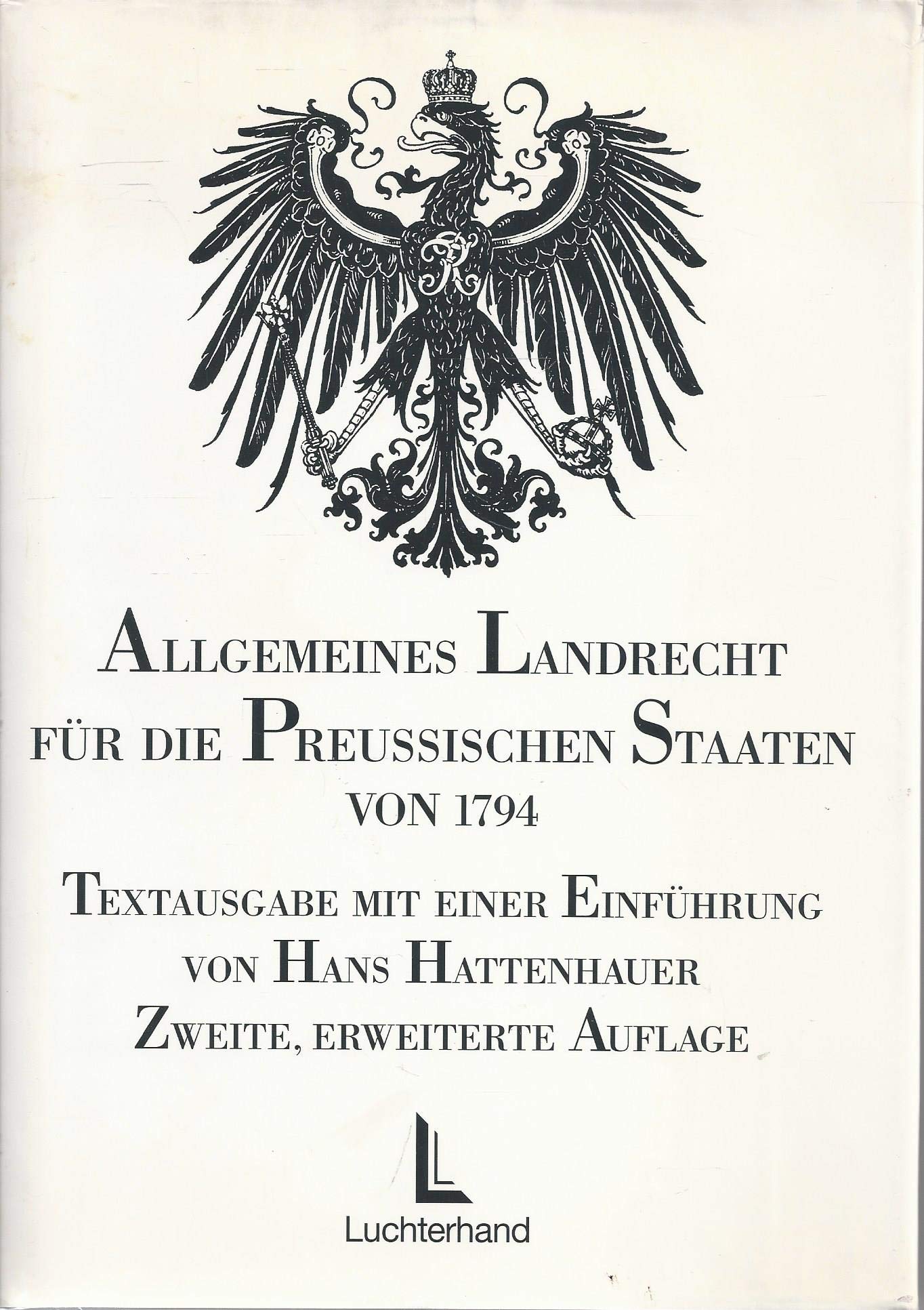 Allgemeines Landrecht für die preussischen Staaten von 1794 Law