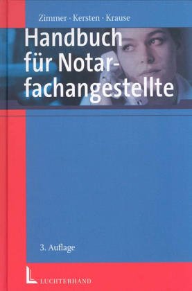 Handbuch für Notarfachangestellte Business, Finance & Career