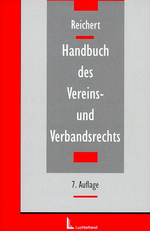 Handbuch des Vereins- und Verbandsrechts Law