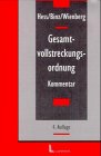 Gesamtvollstreckungsordnung: Kommentar zum Konkursrecht für die Länder Brandenburg, Mecklenburg-Vorpommern, Sachsen, Sachsen-Anhalt und Thüringen Law